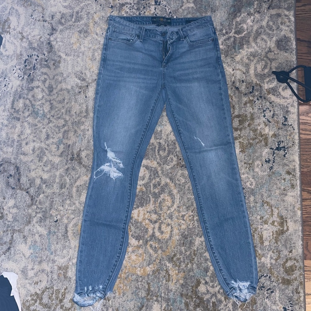 ONE OF A KIND Lucky Brand Distressed Jeans